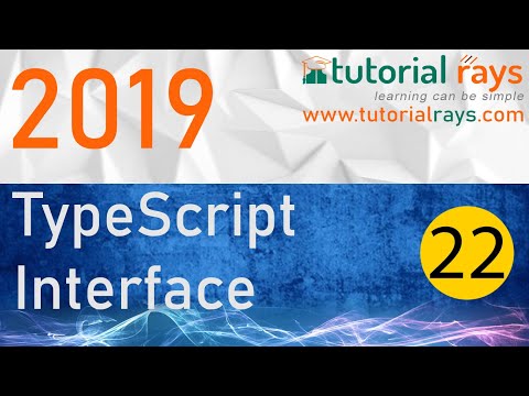 22 TypeScript Interface part 1 2019 Tutorial Rays | By Umar Rahman