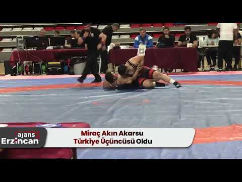 Miraç Akın Akarsu Türkiye Üçüncüsü Oldu