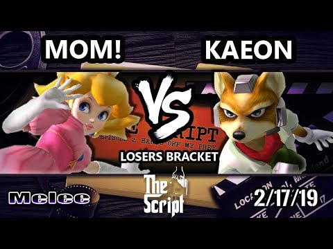 The Script 2 SSBM - MOM! (Peach)  Vs. Kaeon (Fox) - Smash Melee Losers Bracket