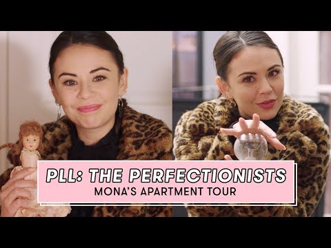 PLL: The Perfectionists Star Janel Parrish Tours Mona's Apartment | Set Tour