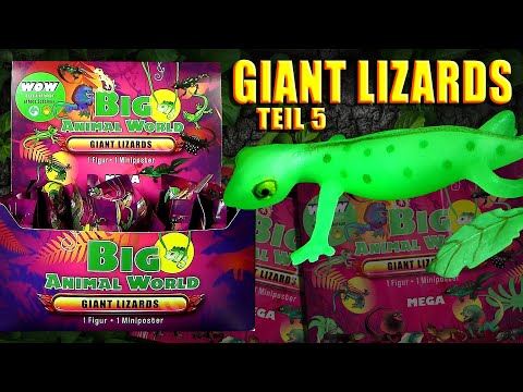 Big Animal World -  Giant Lizards / Riesige Eidechsen - Teil 5 - Farbwechsel & Glow in the Dark