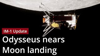 IM-1 Odysseus lander closes in on Moon landing