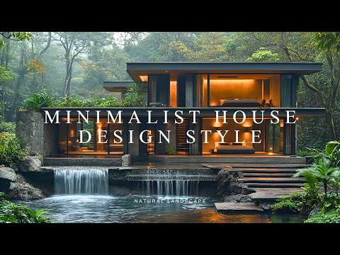 Minimalist House Design Style that Blends with Natural Landscape