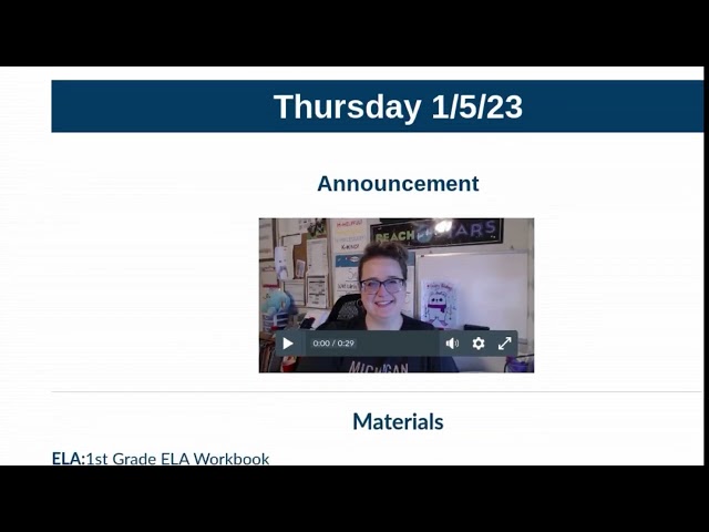Navigating Canvas: Grades K-5