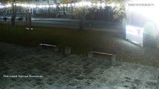 Park na placu Kościuszki - Dąbrowa Białostocka 4K live webcam