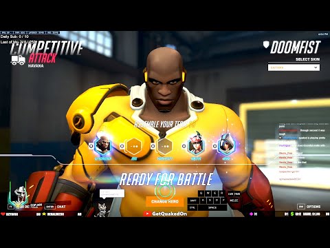 WHAT TOP 500 DOOMFIST ONE TRICK LOOKS LIKE IN OW 2 - GETQUAKEDON! [ OVERWATCH 2 SEASON 3 TOP 500 ]