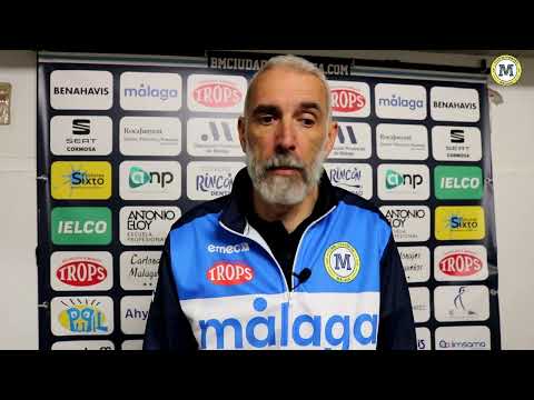 Zona mixta. Manifestaciones del técnico del Trops Málaga, Quino Soler