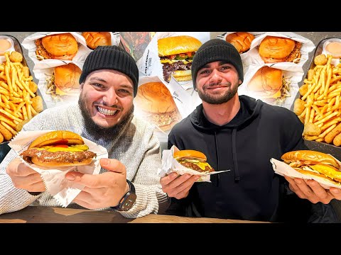 Abu zeigt mir sein Lieblings CHEESBURGER in Hamburg 🍔🤤 | Arda Saatci 