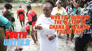 Ghana's water brings many around the world to go see this.