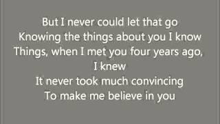 If I Didn&#39;t Believe In You Karaoke / Instrumental The Last 5 Years