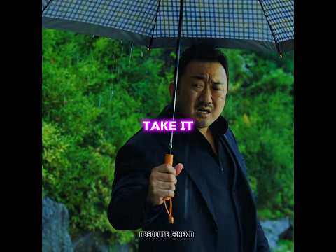 The gangster the cop the devil umbrella scene  ☔💔 #madongseok #kdrama #shorts #viralvideo #trending