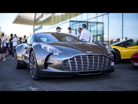 Aston Martin ONE-77- Start up & Driving !