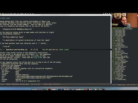 EmacsConf 2022: Powerful productivity with Hyperbole and Org Mode - Robert Weiner