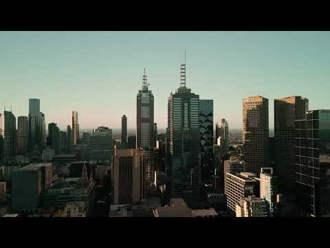 MELBOURNE CITY SKYLINE | DRONE FOOTAGE
