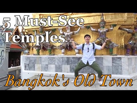 🇹🇭 7 MUST-SEE TEMPLES in BANGKOK's OLD TOWN, Thailand