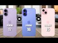 IPhone 17 Vs IPhone 16 Vs IPhone 15