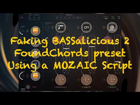How to Fake the BASSalicious 2 FoundChords Preset on iOS