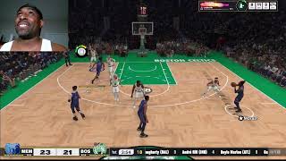 🦊54pts 49rebs & Ja Morant 34pts 17ast - Grizzlies Vs Celtics Nba 2k25 MyCareer Full Game #jamorant