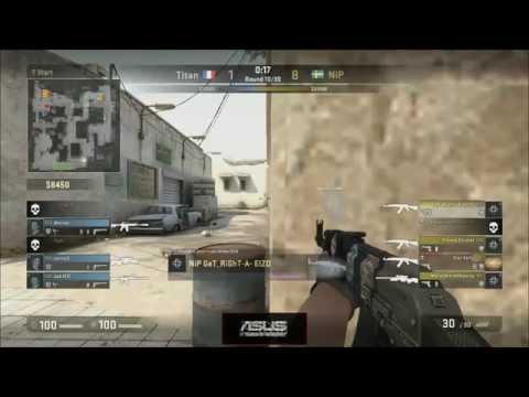 Titan vs NiP on de_dust2 @ ASUS ROG 2015 Grand Finals (CS:GO Titan vs NiP) Game 1