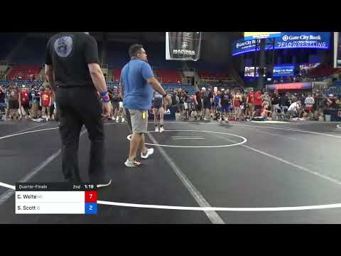 94 Lbs Quarterfinal - Cole Welte, Nebraska Vs Saxton Scott, Idaho 1439