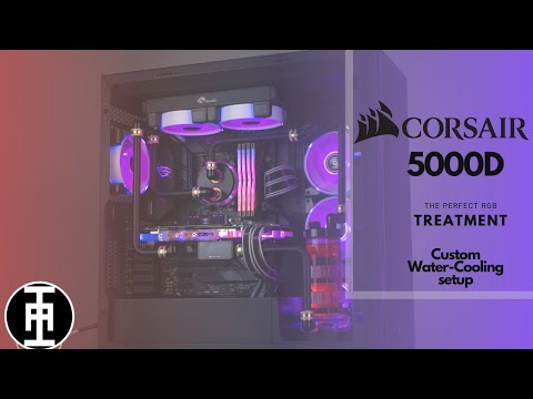 Corsair 5000D SLAYS the Perfect RGB SETUP | Water-Cooling Ryzen 9 5950x | Strix 2070 Super