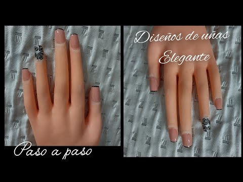 💅DISEÑO DE UÑAS ELEGANTE❤️/+TRUCOS 🙊PARÁ HACER EL DISEÑO MÁS RÁPIDO/NUDE NAIL 2021