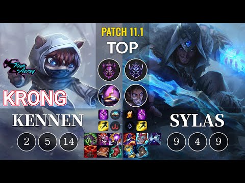 RNW KronG Kennen vs Sylas Top - KR Patch 11.1