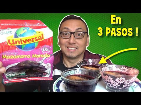 COMO PREPARAR MAZAMORRA MORADA "UNIVERSAL" - 3 PASOS