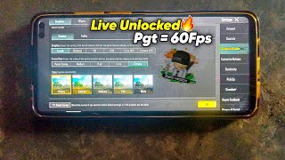 Live Unlocked 60Fps 😱 | PGT Download  Link 🔥Poco X2 Unlock 60Fps | How To Unlock 60Fps 2024