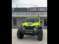 Light Green Jeep Monster Truck With Unique Head Light | #jeep #truck #unique #light #monstertrucks