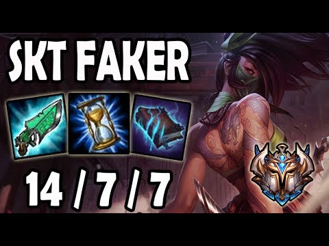 Faker AKALI vs TALON [ MID ] Lol Challenger Korea