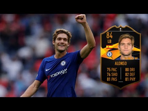 FIFA 19 - EUROPA LEAGUE LIVE MARCOS ALONSO (84) PLAYER REVIEW
