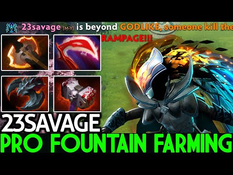 23SAVAGE [Phantom Assassin] Top Pro Carry Fountain Farming Imba Hero Dota 2