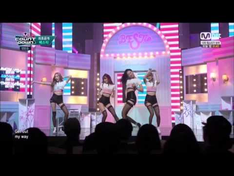 Live HD | 150507 BESTie "싱글베드 (Single Bed) & Excuse Me" (Comeback Stage) @ MNET 엠! 카운트다운