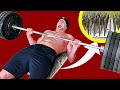 Bench Pressing on a Bed of Nails *PUNCTURE WOUNDS* | Bodybuilder VS Extreme Powerlifting Challenge