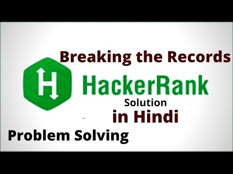 Breaking The Record Hackerrank Solution In Java