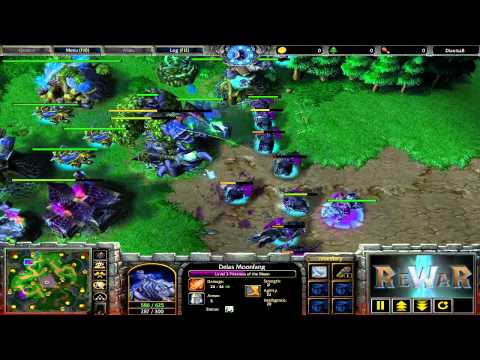 Moon(NE) vs XluoS(NE) - WarCraft 3 gameplay - RN802