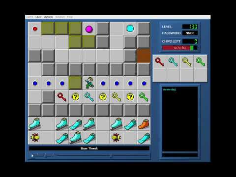 CCLP4 level 130 solution - 561 seconds