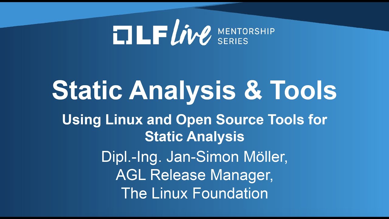 Mentorship Session: Static Analysis & Tools