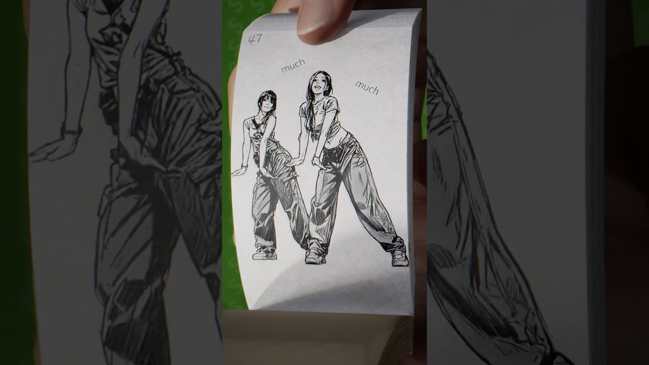 KATSEYE _ Touch / POP Flipbook Style Dance (ai+cg)/ P.205 source: helenpenggg