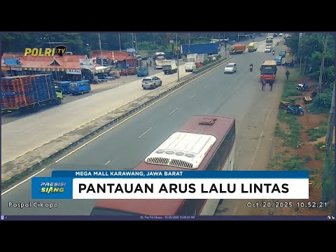 NTMC POLRI - PANTAUAN LALU LINTAS SIANG 20/10/2025