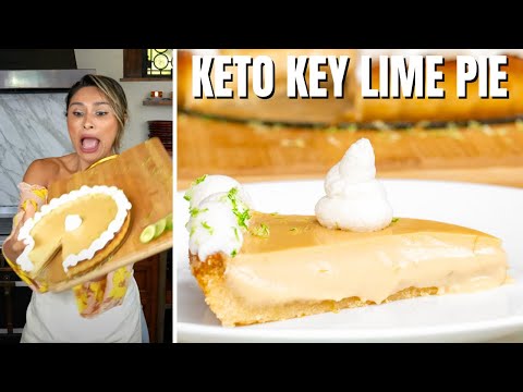 KETO KEY LIME PIE! How to Make Keto Key Lime Pie Recipe
