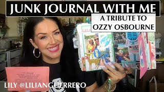 Tribute to Ozzy Osbourne Junk Journal With Me (Episode 12) #ripozzy  #ozzyosbourne