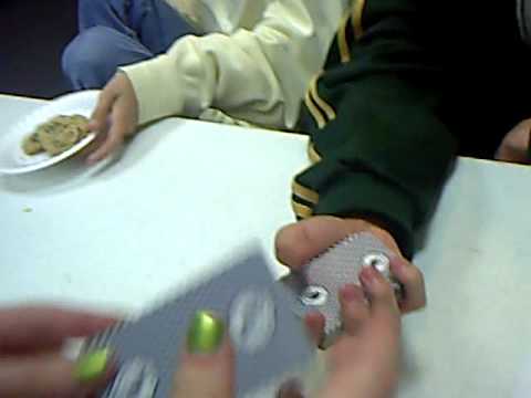 JAN VALENTINE DOES A CARD TRICK