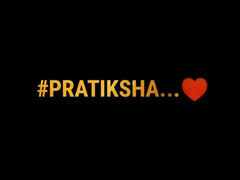 #Pratiksha...♥️ Name Art | WhatsApp status