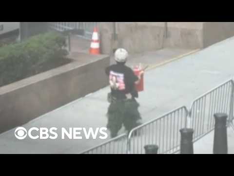 Questions remain on charges, motive of suspect accused of setting fire outside NYC building
