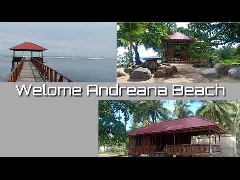 Wisata Pantai Andreana. Sorong Papua Barat