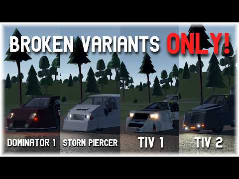 Twisted, But I Can Only Chase With The BROKEN Variants of Interceptors! | Roblox Twisted 1.22