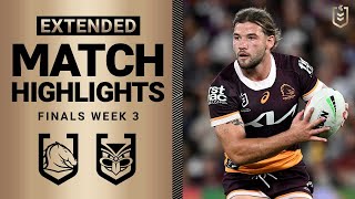 Download lagu NRL 2023 | Brisbane Broncos v New Zealand Warriors | Extended Match Highlights, Finals Week 3 mp3