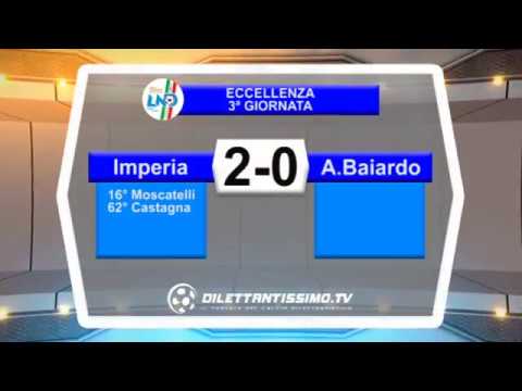 IMPERIA - A.BAIARDO 2-0 ECCELLENZA 2018/2019 3^ Giornata